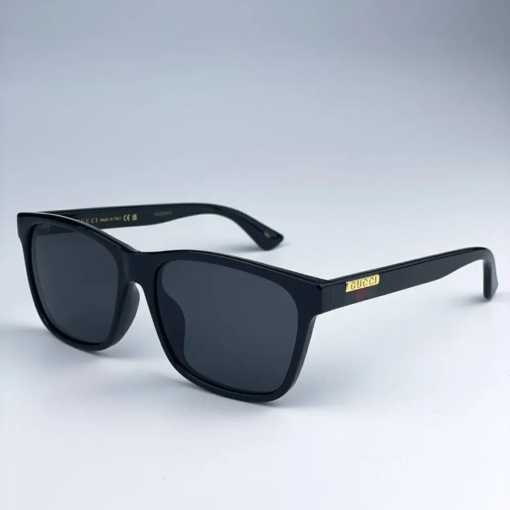 SALE! NEW GUCCI GG0746SA 001 Black Gray Anti-Reflective Square Unisex Sunglasses